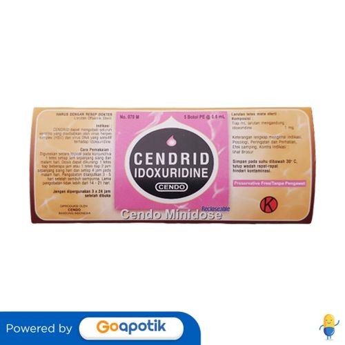 Cendo Cendrid Tetes Mata 5 X 0.6 Ml Minidose