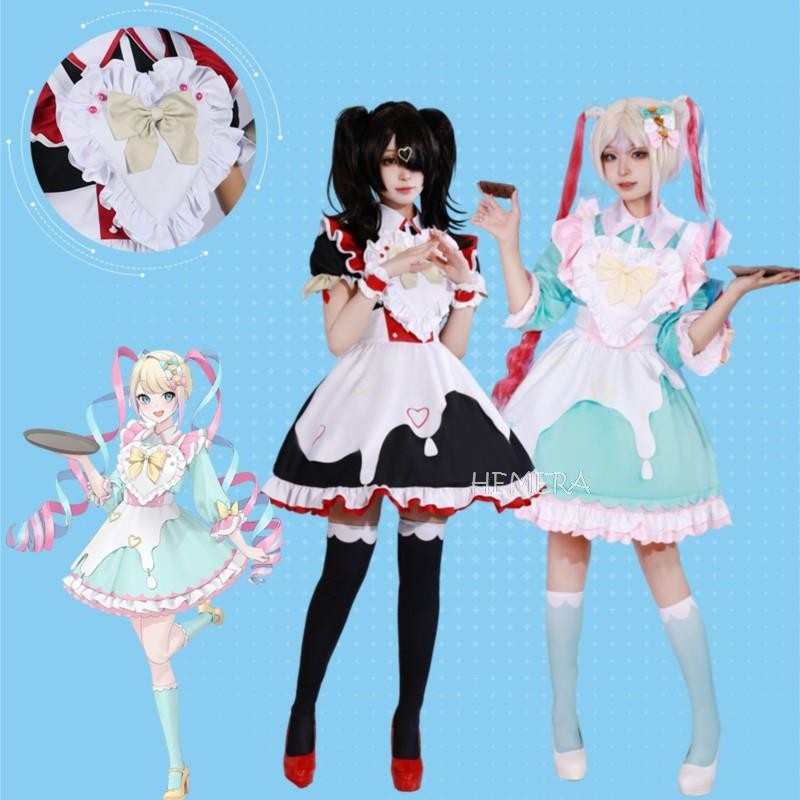 Game Needy Girl Overdose KAngel Cosplay Needy Girl Overdose Ame Chan Cosplay Costume Lolita Maid Dre