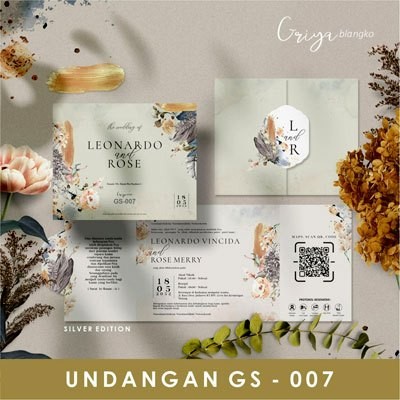 Undangan Pernikahan Estetik Rustik MURAH Mewah Siap Sebar
