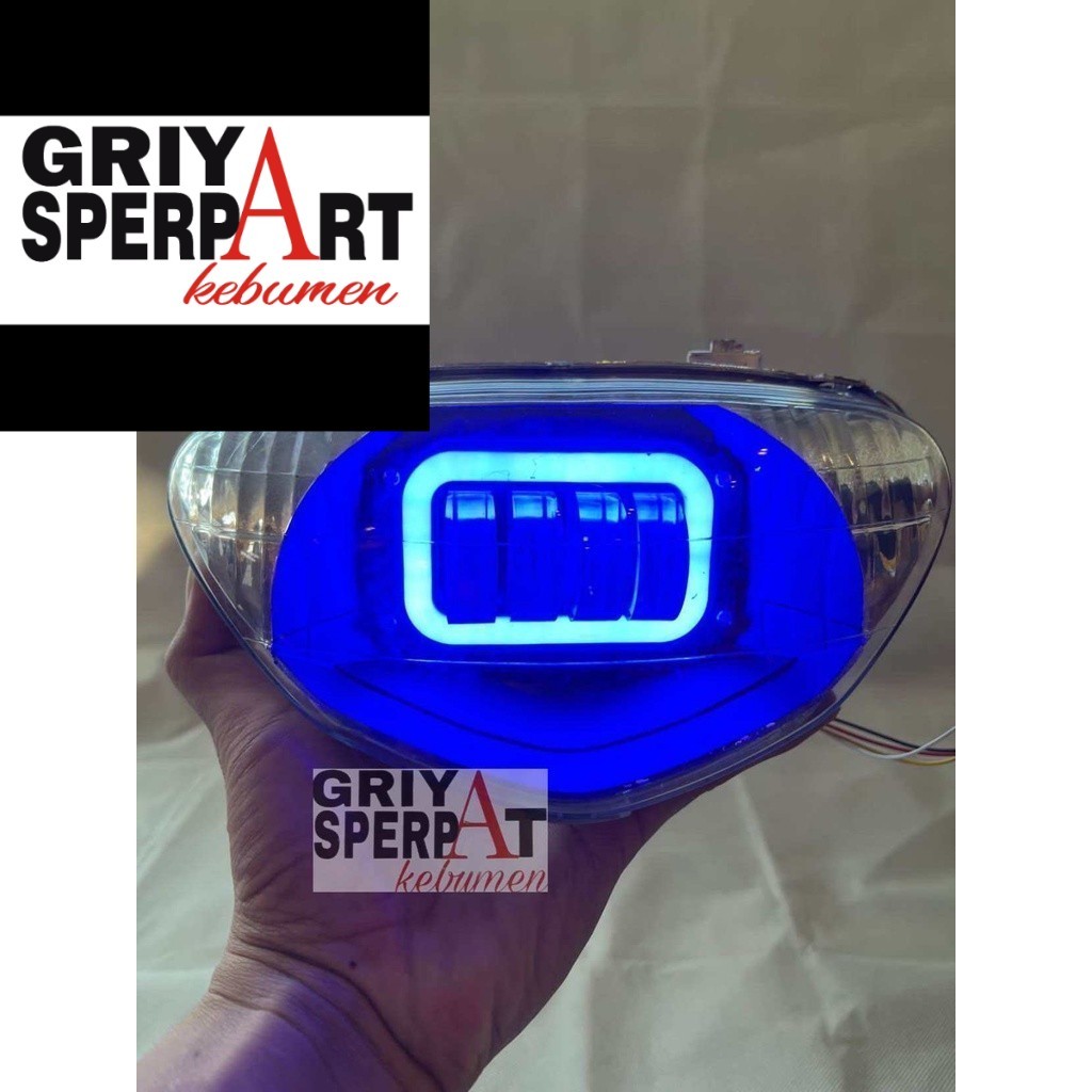 LAMPU DEPAN MIO LAMA MIO SPORTY  LED 4 LENSA