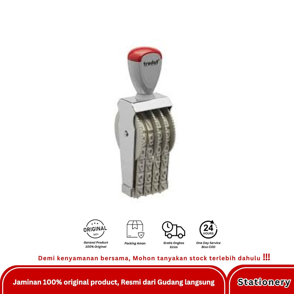 

STEMPEL ANGKA 4 DIGIT TRODAT 15124 - 12 MM