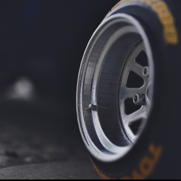 Ban RC Model Daytona WPL D12 Toyotires Proxes - Bright Silver