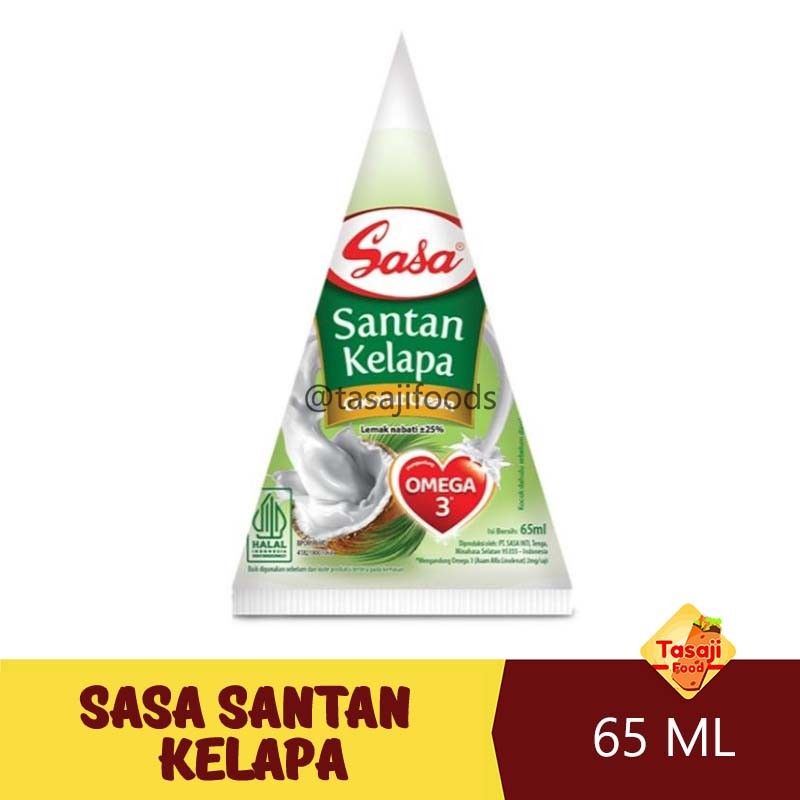 

Sasa Santan Kelapa Kemasan 65 ML Coconut Cream