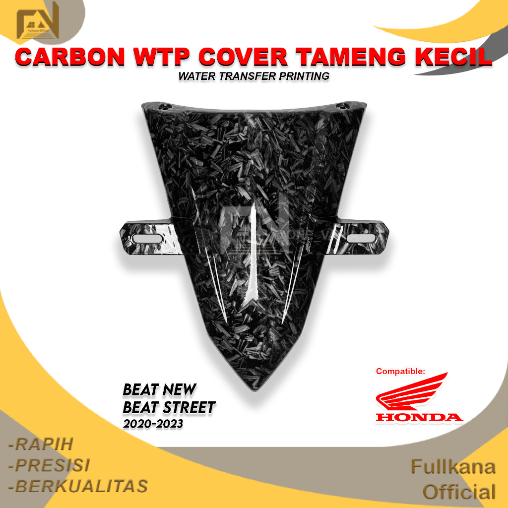 FULLKANA CARBON - DASI TAMENG DEPAN BEAT NEW 2020 DUDUKAN PLAT BEAT NEW CARBON FORGED 2020 / 2023 BE