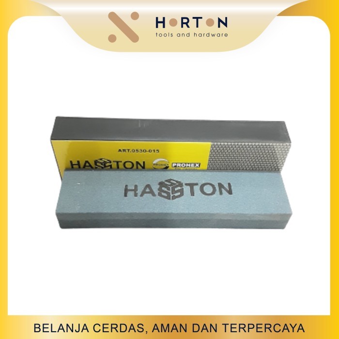 ( 0530 - 015 ) HASSTON PROHEX Batu Asah 8" Hitam / Batu Asah 8"