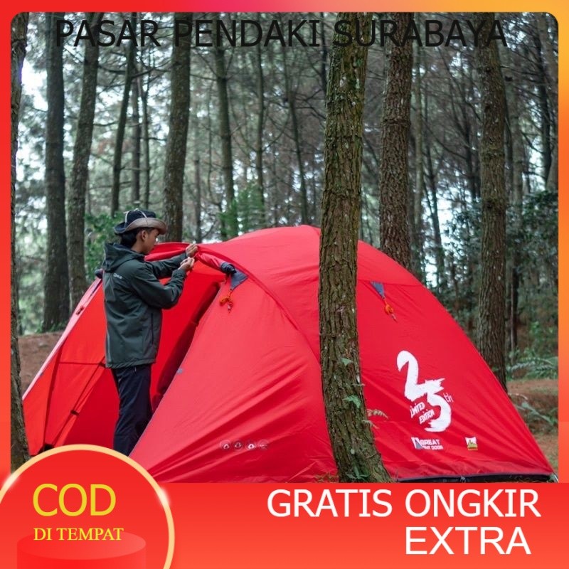 Tenda Camping Kapasitas 4-5 Orang Great outdoor Java Borneo 4 limited edition