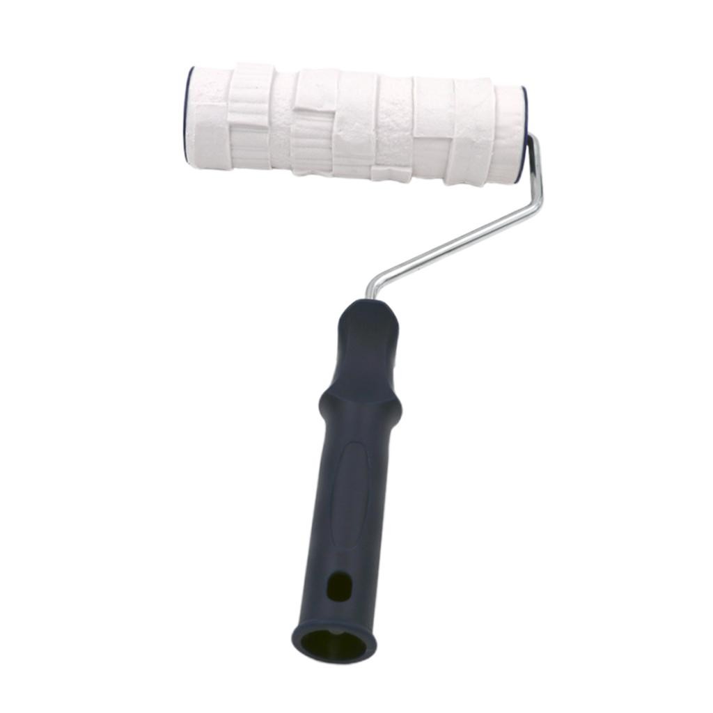 

1 Piece Paint Roller Brush with Handle Wall Painting DIY Tool white andandand Black