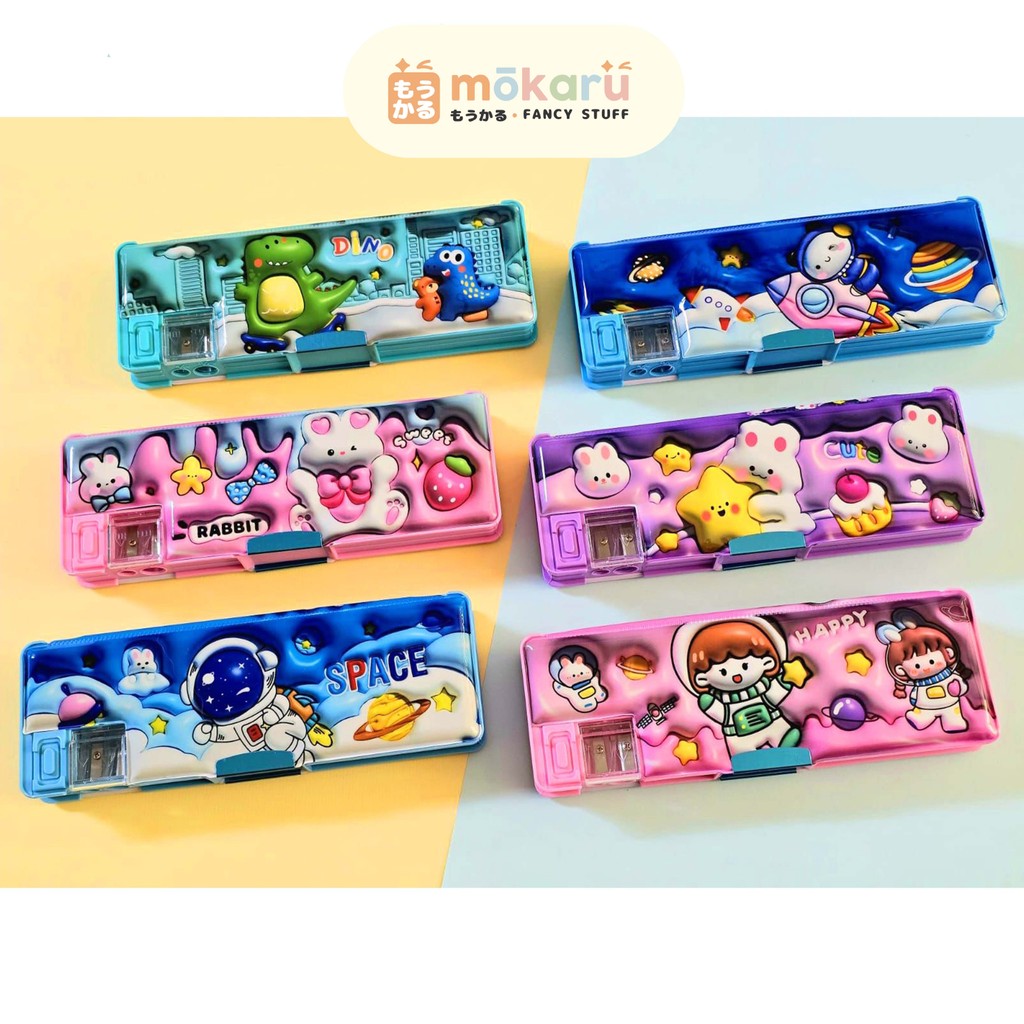 

Fancy Pencil Case Motif 3D Kotak Tempat Pensil Magnet W-85 Unik Lucu