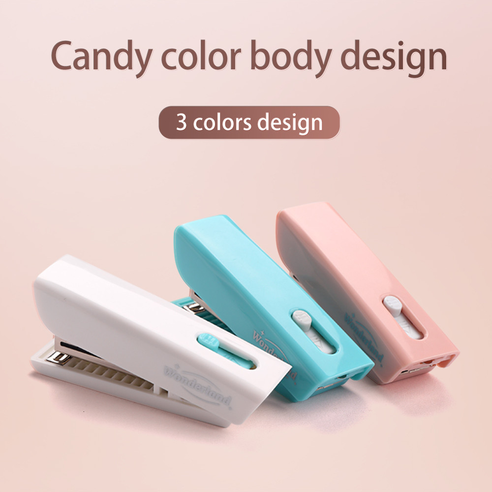 

KW-trio Effortless Desktop Stapler HandHeld Office Stapler 15 Sheet Capacity Support 24/6 or 26/6 Staple with Staples Remover