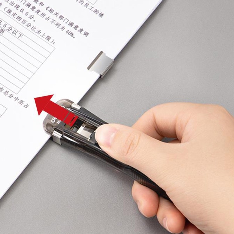

Multi-purpose Office School Binding Toos with 8 Reusable Metal Paper Clamp Refillable Clamp Dispenser 40 Sheets Drop Shipping