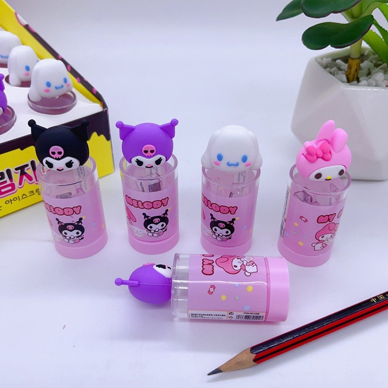 

24Pcs Lovely Cartoon Single Hole Pencil Sharpener Student Simplicity Sharpener Children Originality Stationery Wholes
