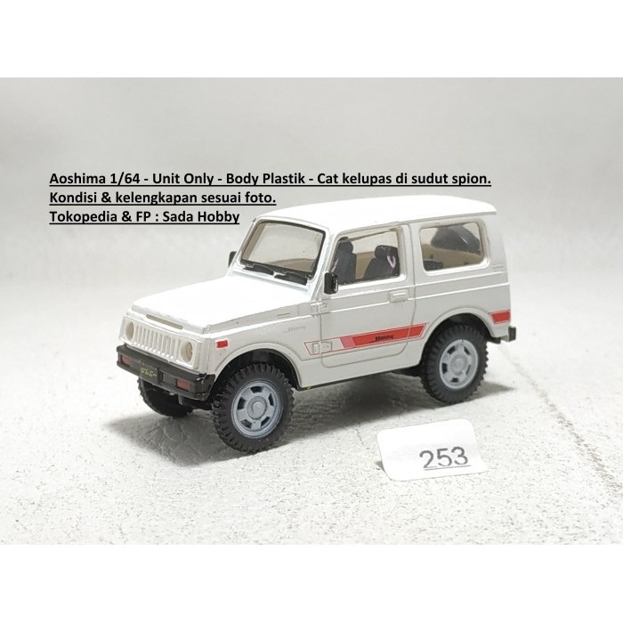 Aoshima 1/64 Suzuki Jimny Putih Plastik Unit Only