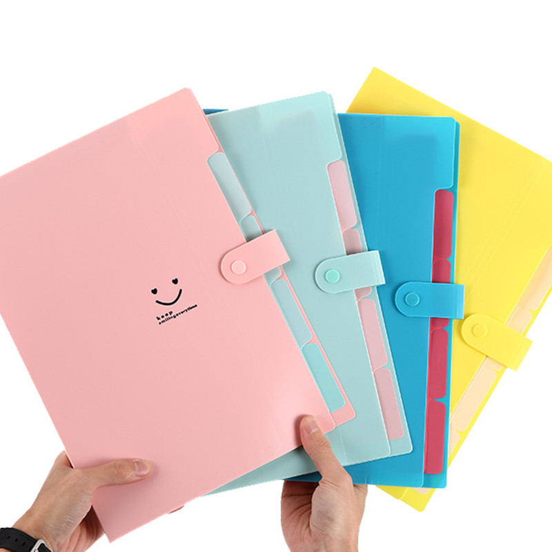 

【Dotding】A4 Map 5/6 Lapisan Warna Macaron File Manager Penyimpanan Folder Sederhana untuk Perlengkapan Alat Tulis Kantor dan Sekolah Siswa H263