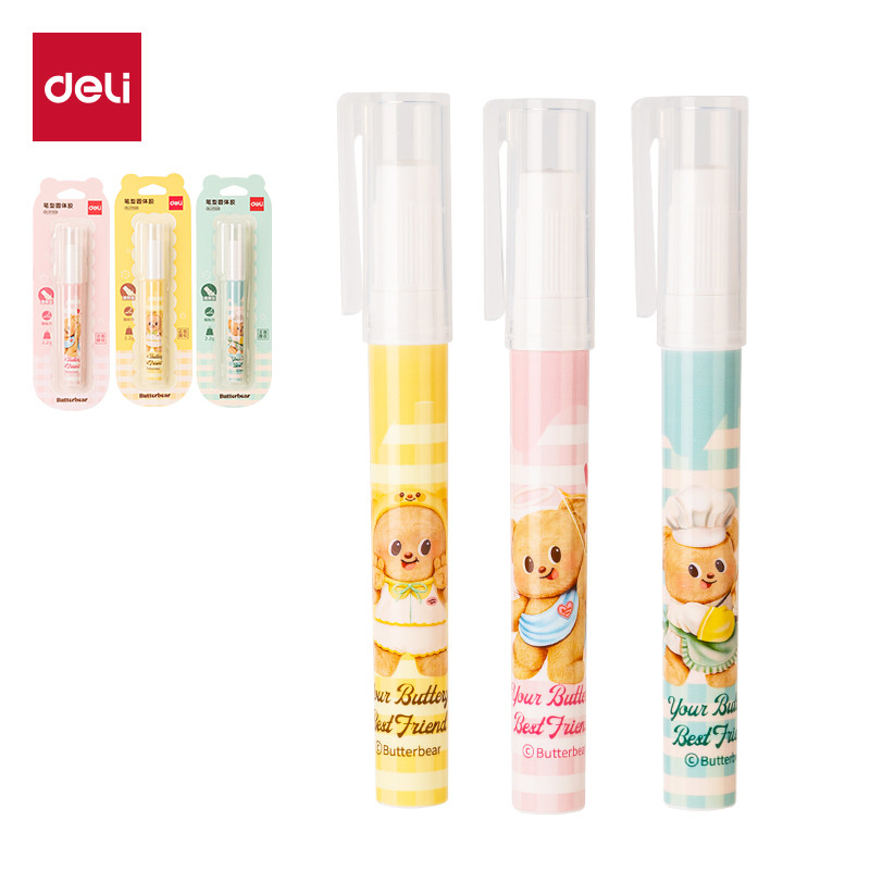 

Deli x Butterbear | Lem Stick (Glue Stick) ACR Karakter Lucu | 2.2 gram | HY505