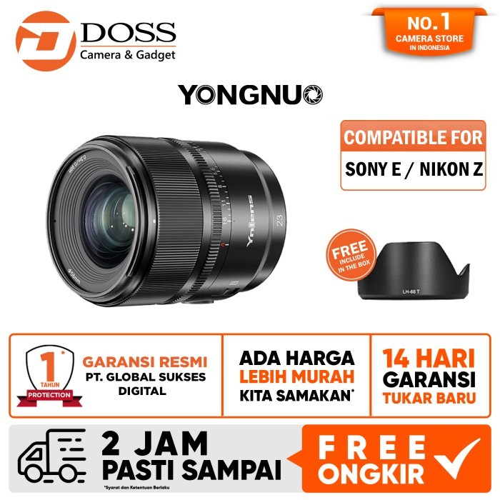 Yongnuo YN23 23mm 14 DA DSM WL PRO Commander Series YN 23 23mm 14 DA DSM