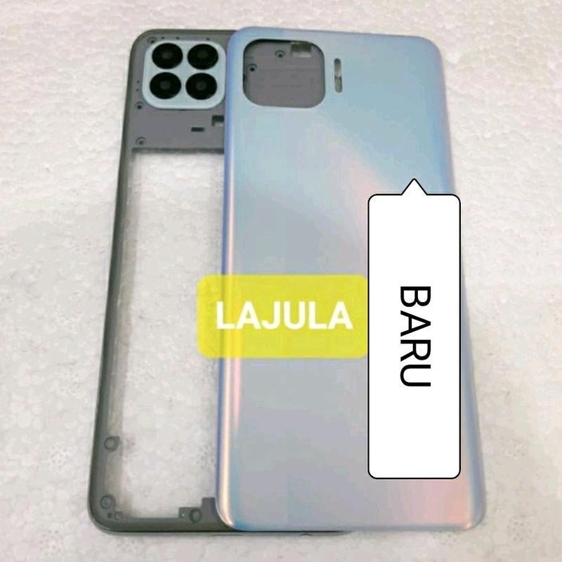 Original Back Casing Housing Reno 4F | Back Door Tutup Belakang + Bezel Tulang Kerangka Tutup Mesin 