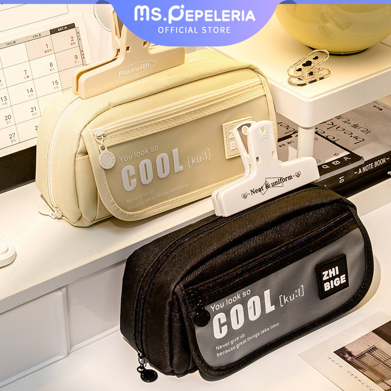 

Kotak Pensil/Pouch/Tempat pensil warna 3 lapis kapasitas besar/Ditingkatkan Tas Alat Tulis Penyimpanan-Ms.Pepeleria