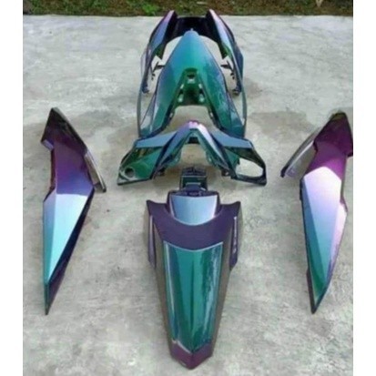 BODI HALUS HONDA BEAT NEW FI ESP ECO STREET 2019 HIJAU BUNGLON CUSTOM WARNA VARIASI