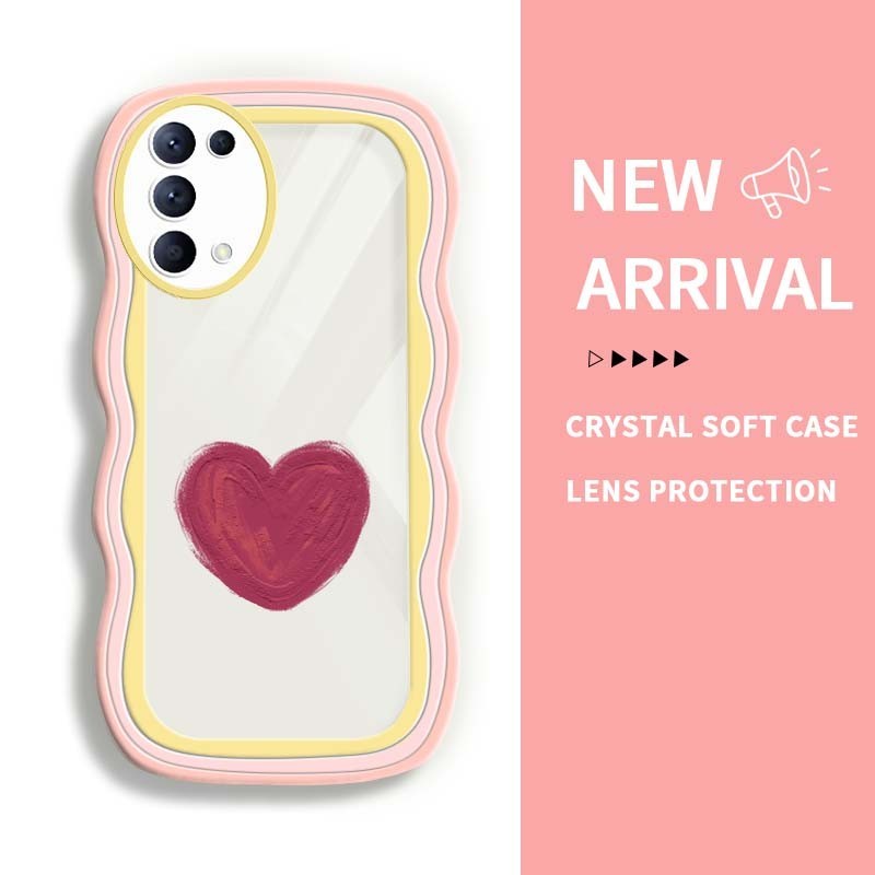 SoftCase For Oppo Reno5 4G 5G F K Reno2 Z Reno3 Reno4 Lite Case HP Casing Phone Cesing Soft Simplici