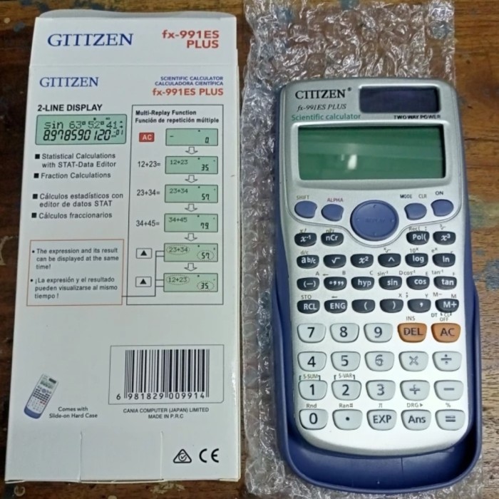 

Kalkulator GTTTZEN FX-991 ES Plus Scientific CTTTZEN Calculator FX991