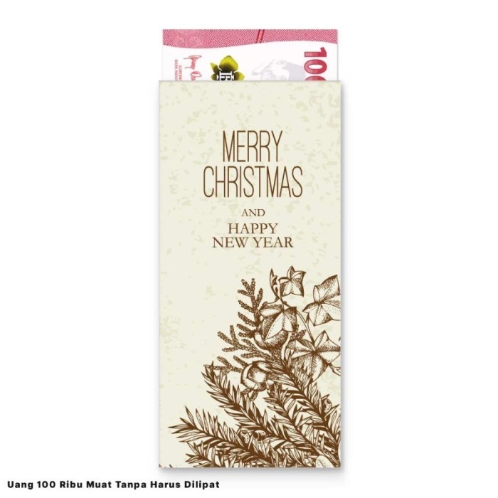 Christmas Envelope / Red Angpao amplop Natal Hadiah Gift Angpao Uang, Angpao Design Merry Christmas