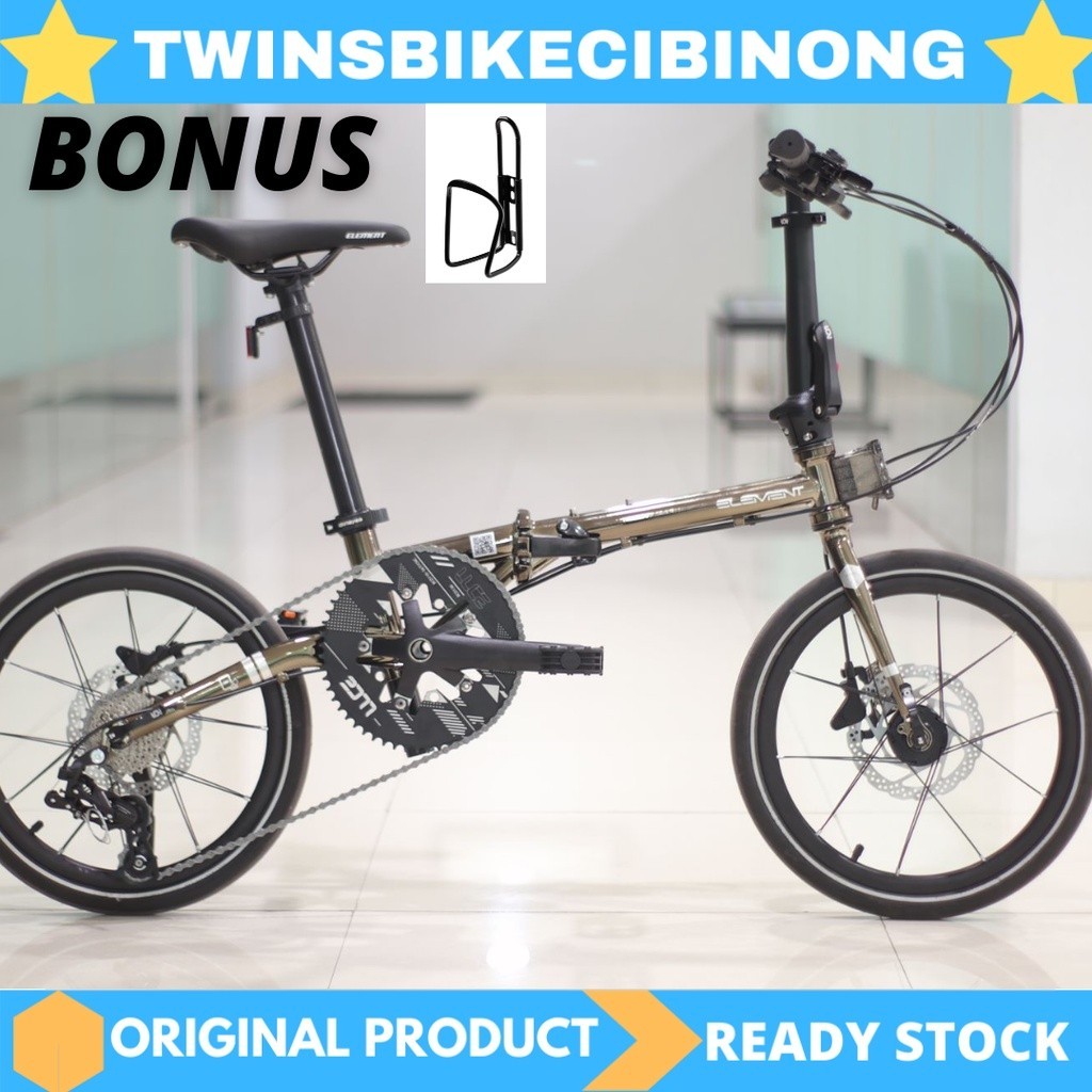 Sepeda Lipat 16 Inc Element Troy BLACK CHROME NEW 2022