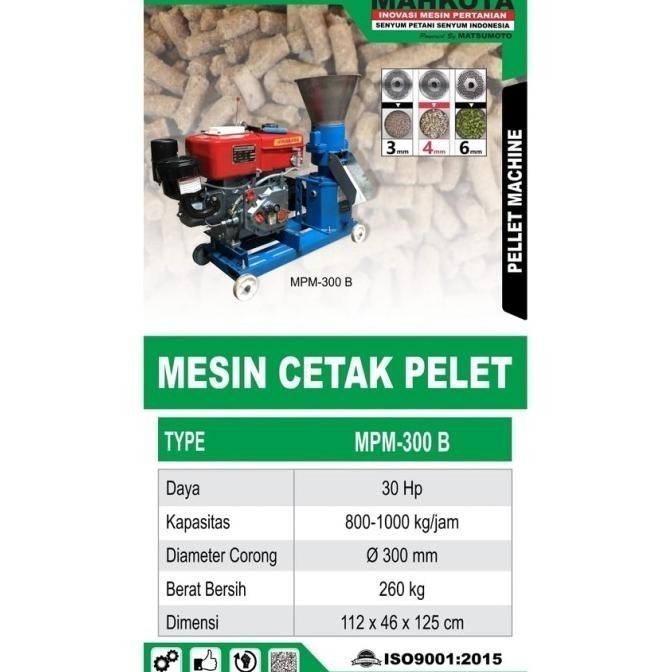 PROMO RAMADHAN SEL Mesin Pelet Mahkota Mpm300B / Mesin Pencetak Pelet Mpm 300 B - Mahkota