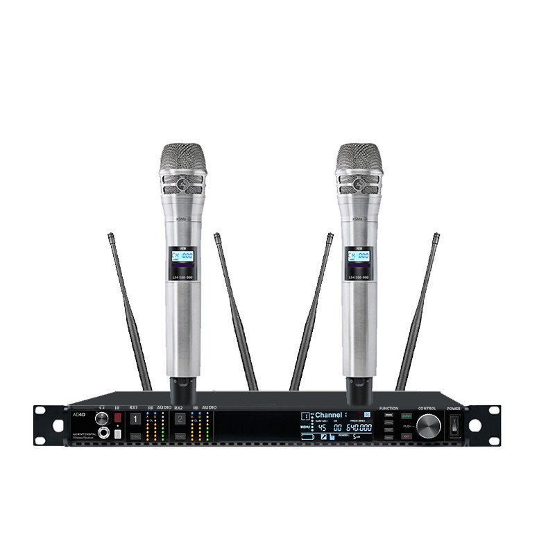 AD4D top wireless microphone equipped with AD2 microphone uhf long distance high quality performance
