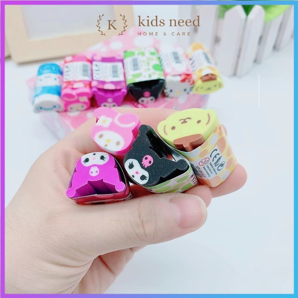 

Penghapus Karet Karakter Kepala Sanrio Kuromi Stip Pensil Cute Eraser Kawaii Sanrio Lucu