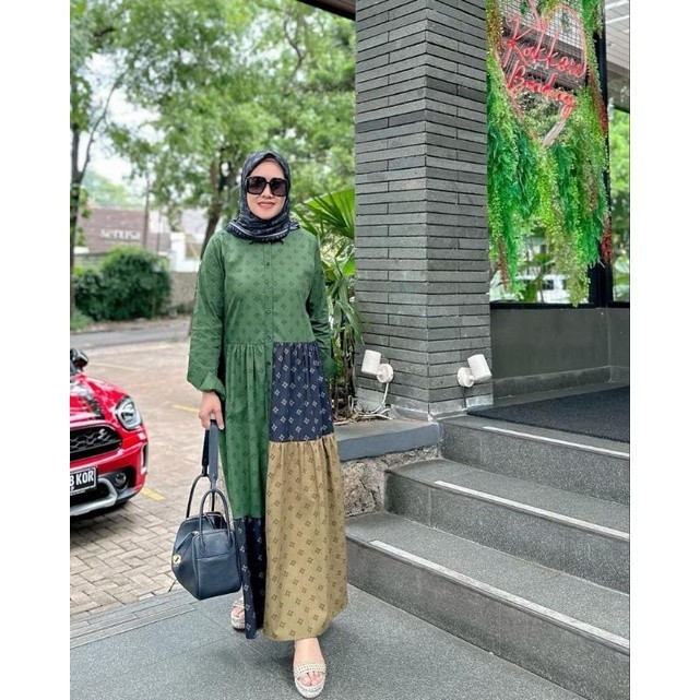 newpromoterbatas korina silvana midi dress