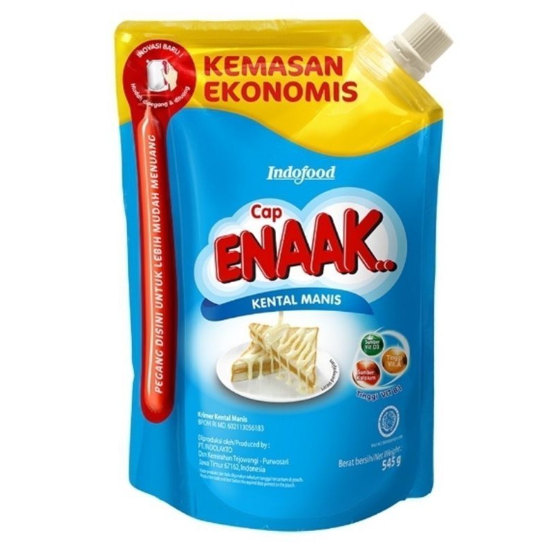 

BNS - CAP ENAAK KRIMER KENTAL MANIS PUTIH POUCH 545g - ARM