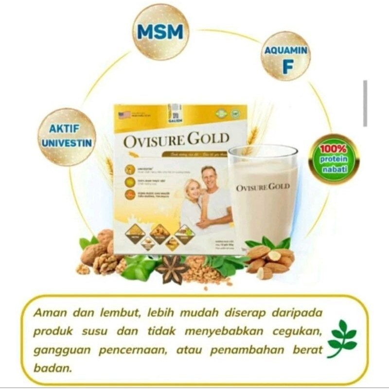 

ORIGINAL 100% Ovisure Gold Susu Atasi Kerusakan Tulang Dan Sendi