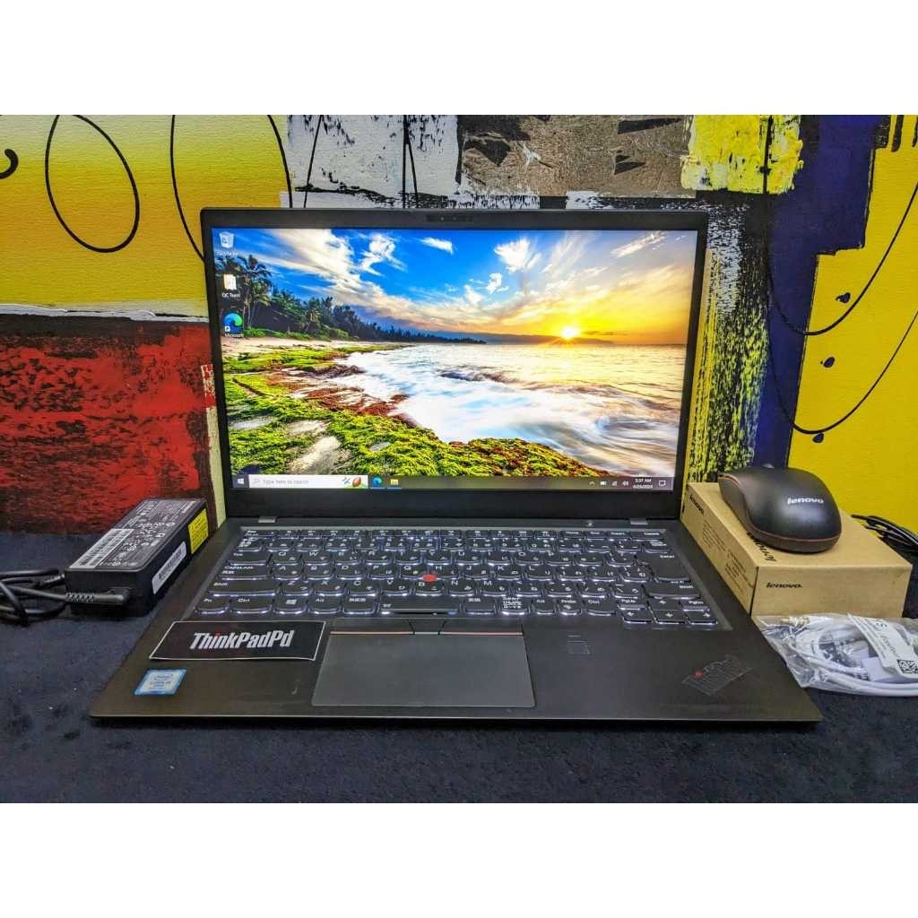 promo Laptop Lenovo Thinkpad X1 Carbon Core i5 8350U Touch Ram 16Gb SSD 256 Slim Mulus Ringan