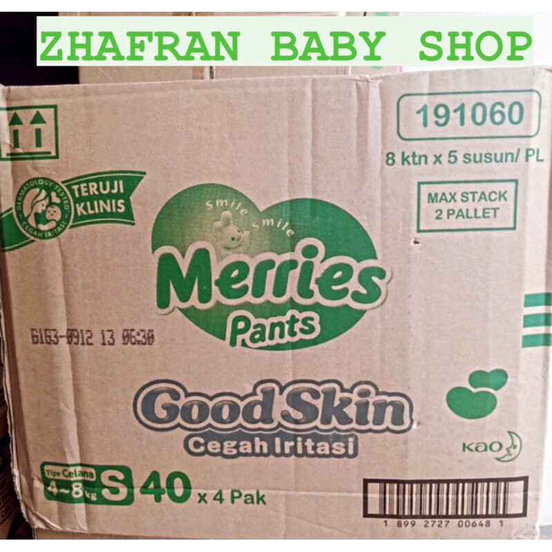 TERMURAH (1 KARTON) MERRIES PANTS S40