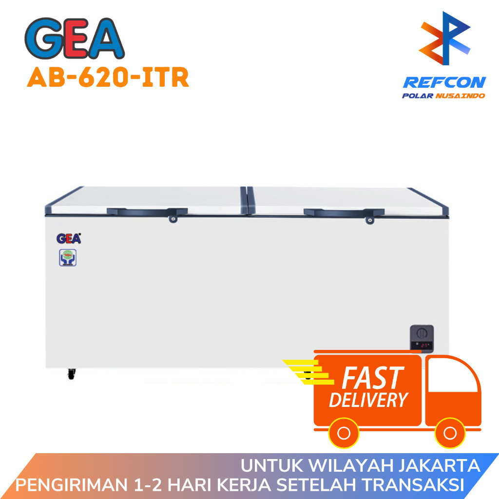 PROMO SPESIAL Chest Freezer Inverter GEA AB 620 ITR / AB 620ITR / AB620 Freezer Box 500 Liter