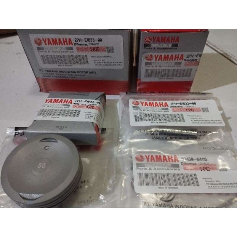 PISTON KIT SEHER RING SET MIO M3 OVER SIZE STD 25,50,75,100