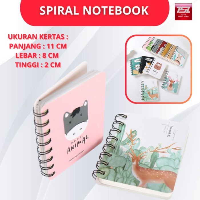 

[[ L8ID - BEST SELLER ]] TUTU SPIRAL NOTEBOOK BUKU CATATAN CUTE MUDAH DI BAWA PEPERGIAN