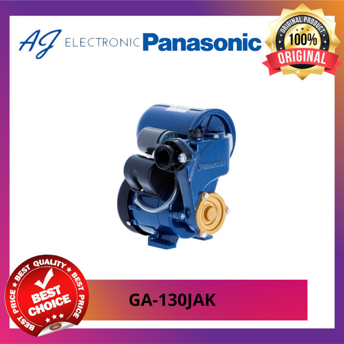 MESIN POMPA AIR PANASONIC GA-130JAK / GA130JAK , POMPA AIR LISTRIK