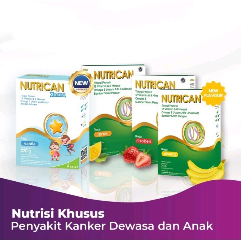 Nutrican 245gr Susu Nutrisi Khusus Penyakit Kanker - Susu Nutrican