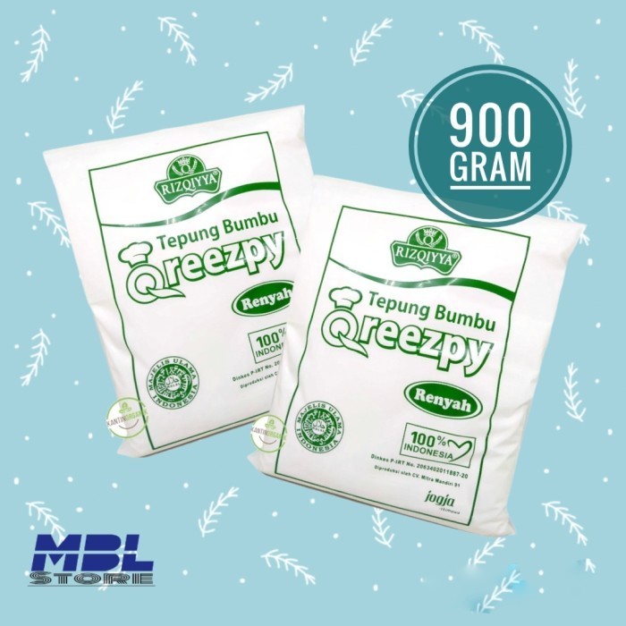 

[Best Promo]- sukron_86 Qreezpy Tepung Bumbu Non MSG 900 g