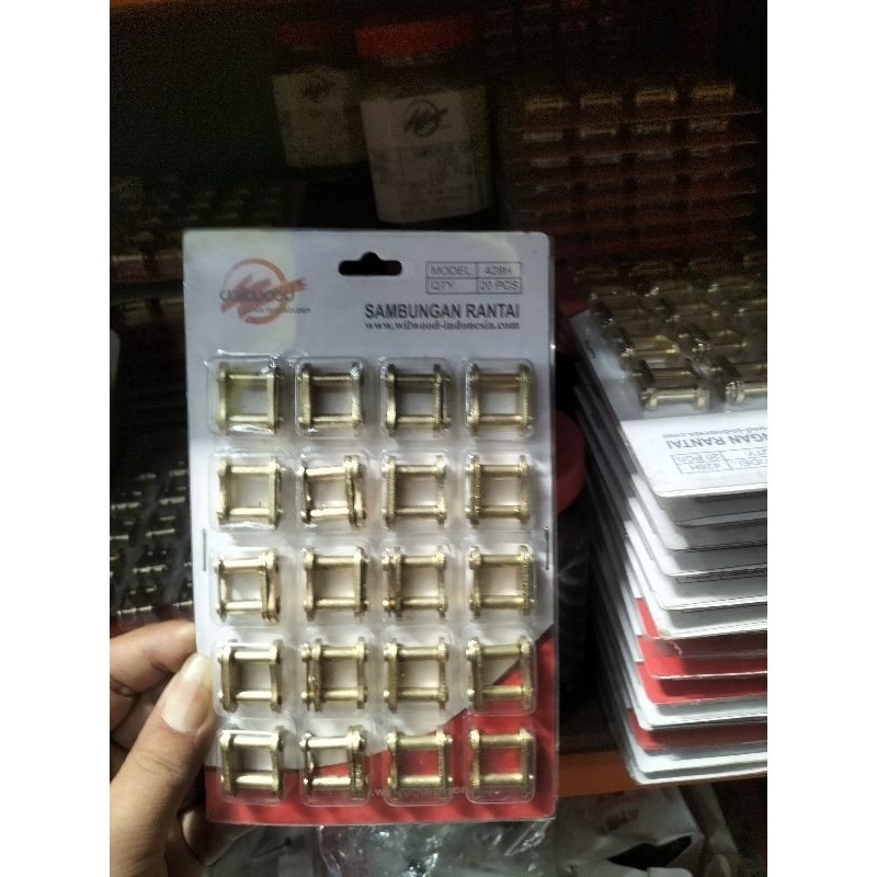 SAMBUNGAN RANTAI GOLD 428H dan 420H ,KANCINGRANTAI GOLD