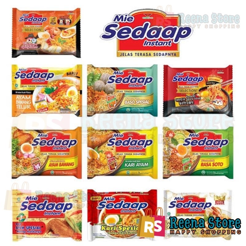 

Mie Sedaap All Varian 72 gr - Reena Store