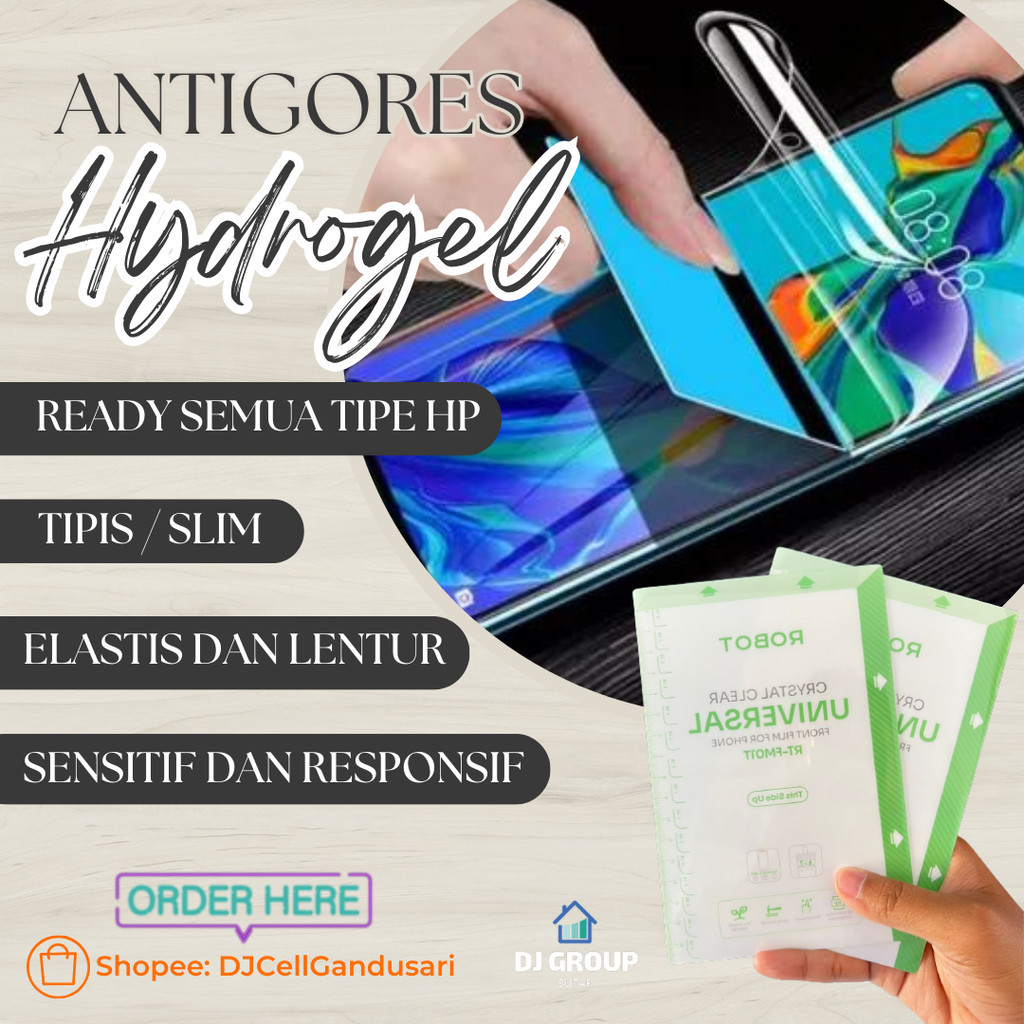 Anti Gores ROBOT Hydrogel Realme Narzo 10 20 20A 30 50i 50 50A 30A Prime 11 Pro Pro+ Plus C67 4G 5G 