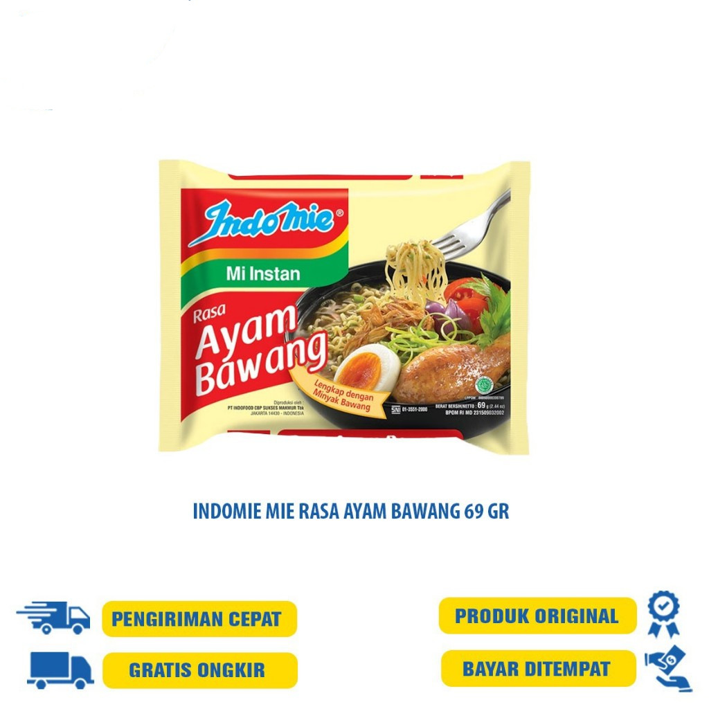 

INDOMIE MIE GORENG&KUAH SEMUA RASA 70GR/MIE INSTAN