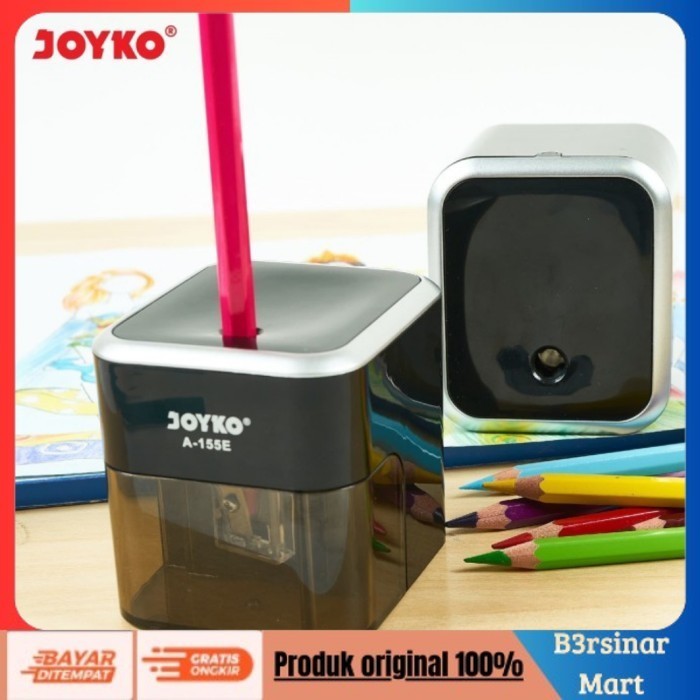 

[[KUALITAS TERBAIK]] Joyko Electric Sharpener / Serutan Rautan Elektrik Pensil Joyko A155E COD