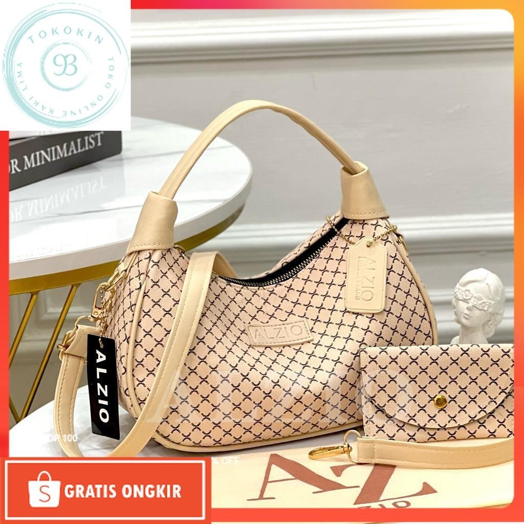 Tas Terbaru / ALZIO - tas wanita selempang bahu korean bag stylee - ALZIO BRIANNA BAG