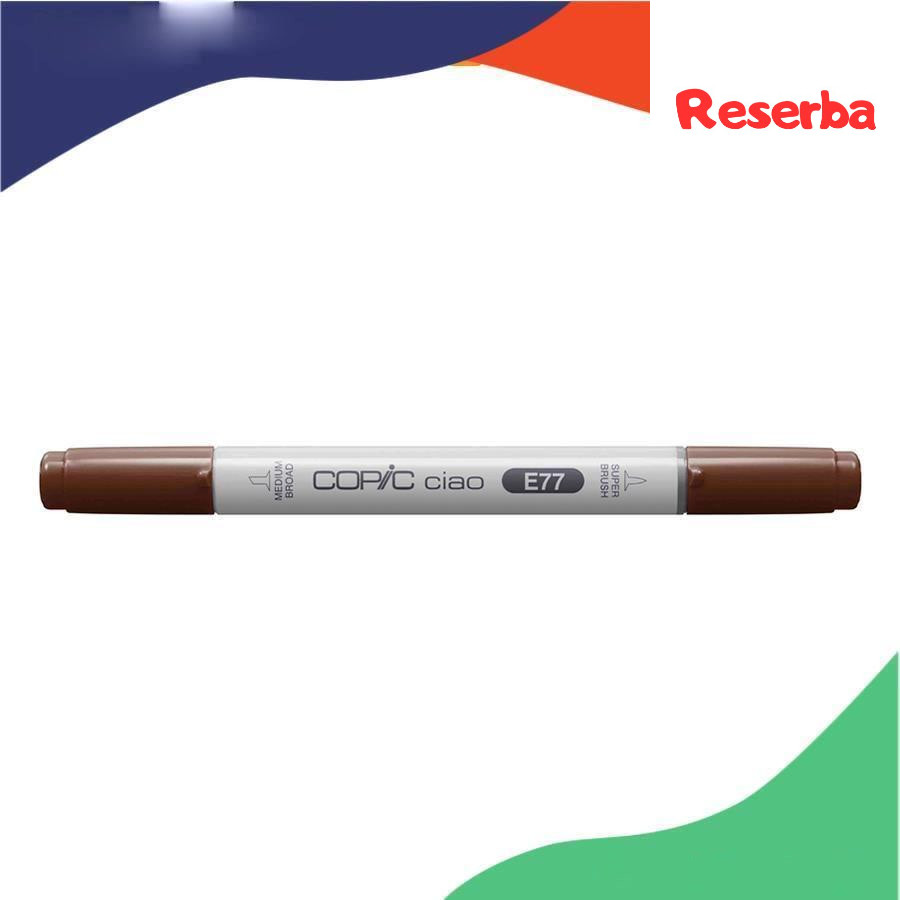 

Copic Ciao Sketch Spidol Marker E77 Maroon Warna Kulit Alcohol Based Made In Japan (Clearance Sale)