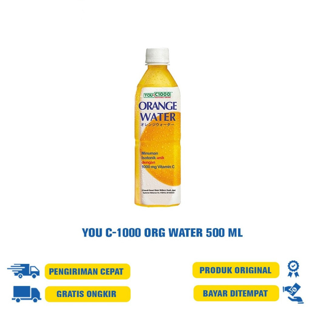 

YOU C-1000 ORANGE & LEMON WATER 500ML