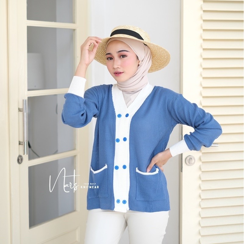 Momo Cardigan / Cardigan Korea / Baju Rajut Wanita