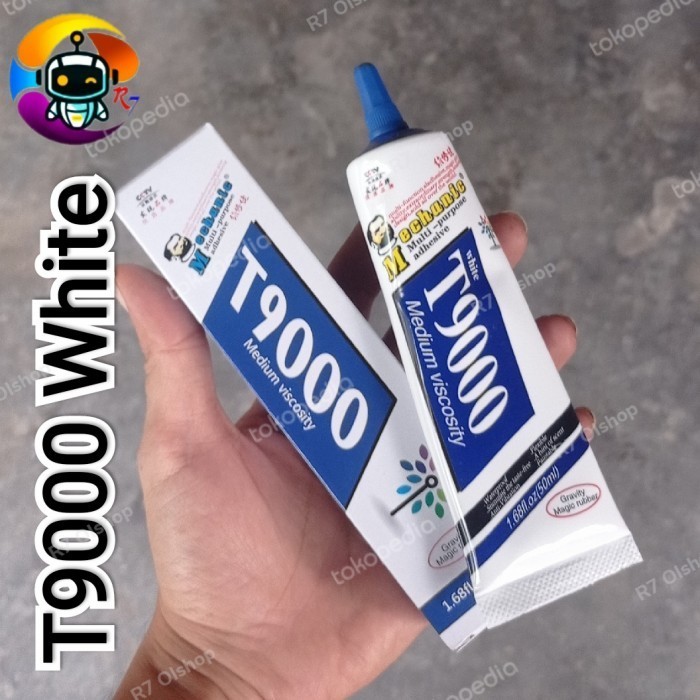

Lem Mechanic T9000 Lem Lcd Lem Touchscreen Warna Putih Susu Original